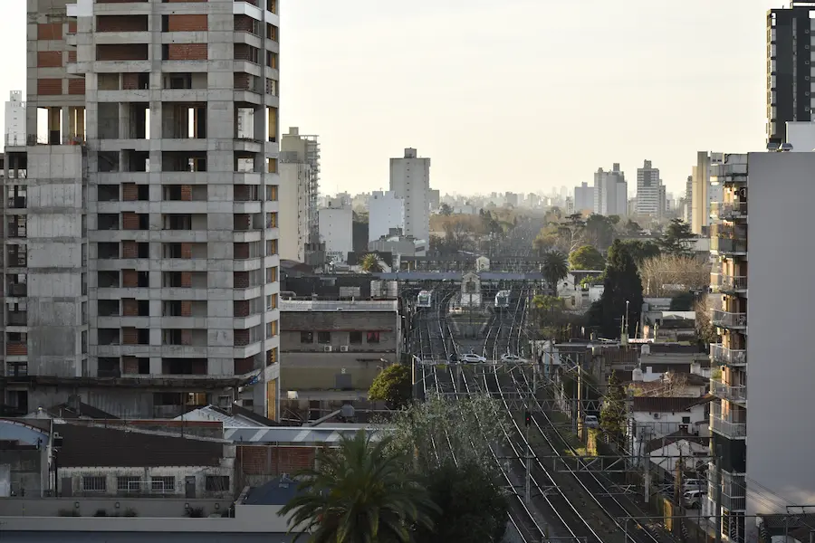 A photograph of the city of Lomas de Zamora.